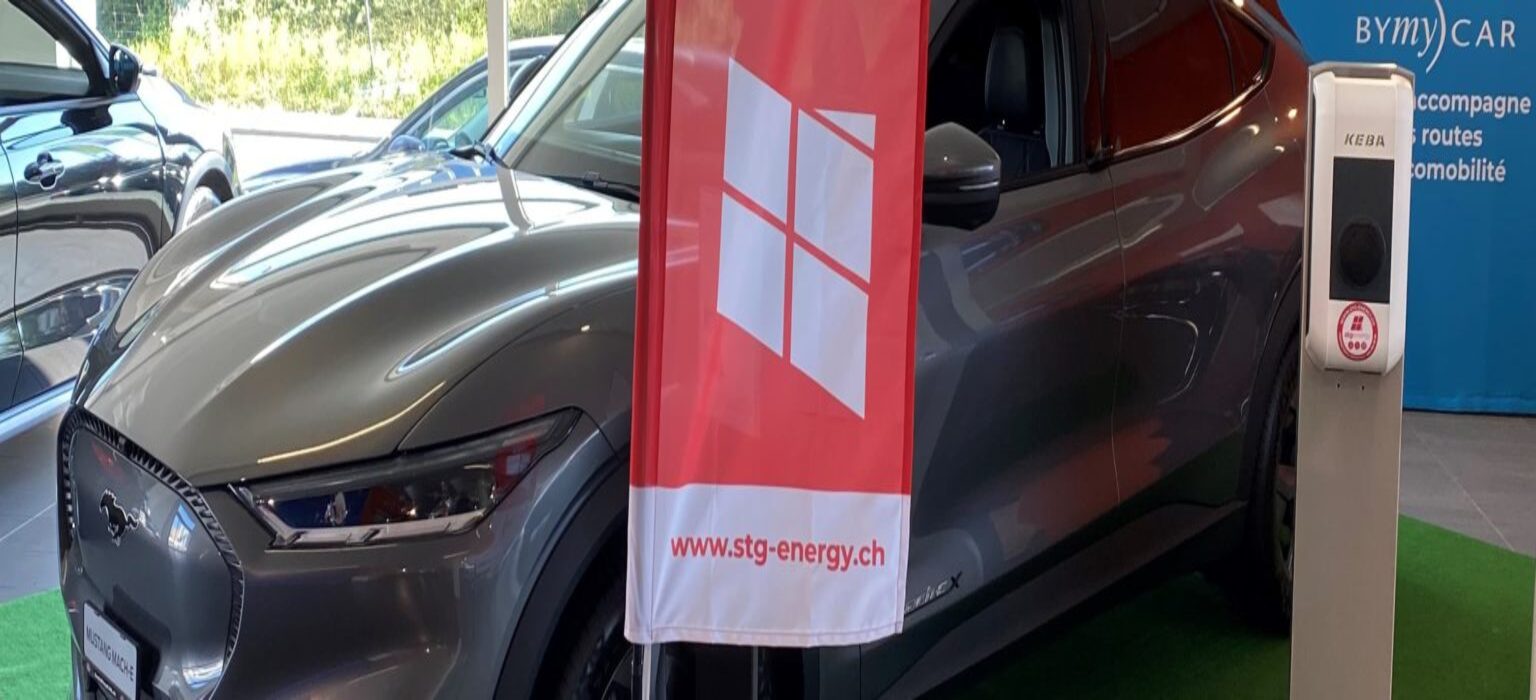 Borne de recharge connectée à une installation photovoltaïque